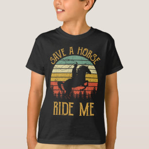 Camiseta Salve Um Cavalo Me Ande Cowboy Garota No Sul De We