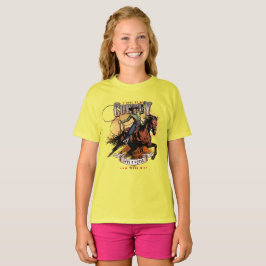 Camiseta Salve Um Cavalo; Monte Um Cowboy | Crianças
