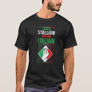 Camiseta Salve Um Estalhão Dirigindo Um Humor Adulto Italia