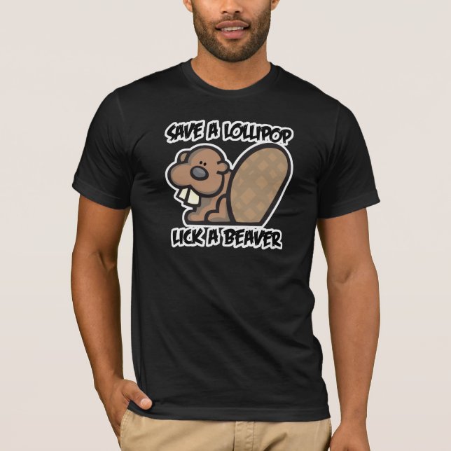 Camiseta Salve um Pirulito Lame um Castor (Frente)