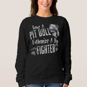Camiseta Salve Um Pitbulho Eutanize Um Touro De Luz De Cão