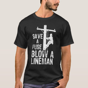 Camiseta Salve Um Quebra De Fusca Um Lineman