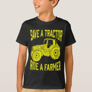 Camiseta Salve Um Trator Monte Um Trator Tratores Agrícolas