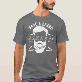 Camiseta Salve Uma Barba Ter Um Presente Engraçado De Casto