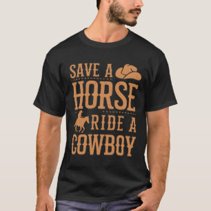 Camiseta Salve Uma Corrida De Cavalo Uma Coroa Engraçada Ro
