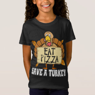 Camiseta Salve Uma Pizza Turca - Obrigados Engraçados De Pi