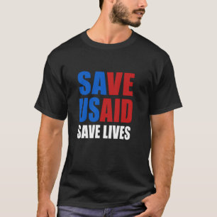 Camiseta Salve USAID Salve Vidas Agência EUA Desenvolviment