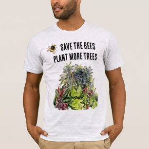 Camiseta Salvem as abelhas, plantam mais árvores