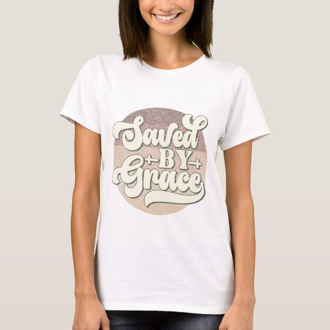 Camiseta Salvo pela graça de Jesus (Frente)