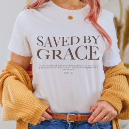 Camiseta Salvo pela Grace | Roupa estético cristão