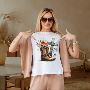 Camiseta Salvo por aquela graça incrível