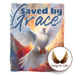Camiseta Salvo por Grace - Abrace o poder do amor divino