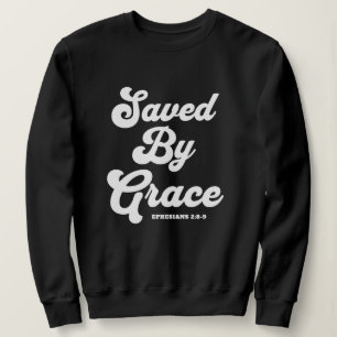Camiseta Salvo por Grace Ephesianos 2:8-9 Escuro Básico