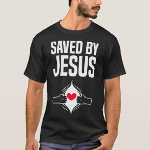 Camiseta Salvo por Jesus, Cirurgia Cardíaca Aberta, Pegue B