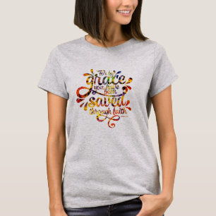 Camiseta Salvos pela Graça