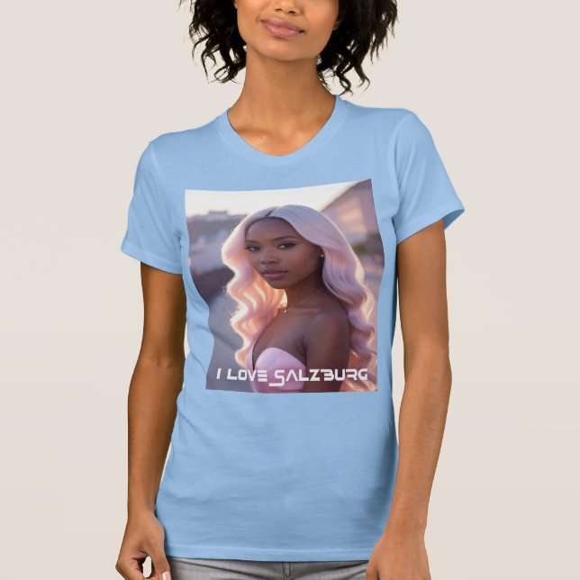 CAMISETA SALZBURG - AUSTRIA - I LOVE SALZBURG (Frente)
