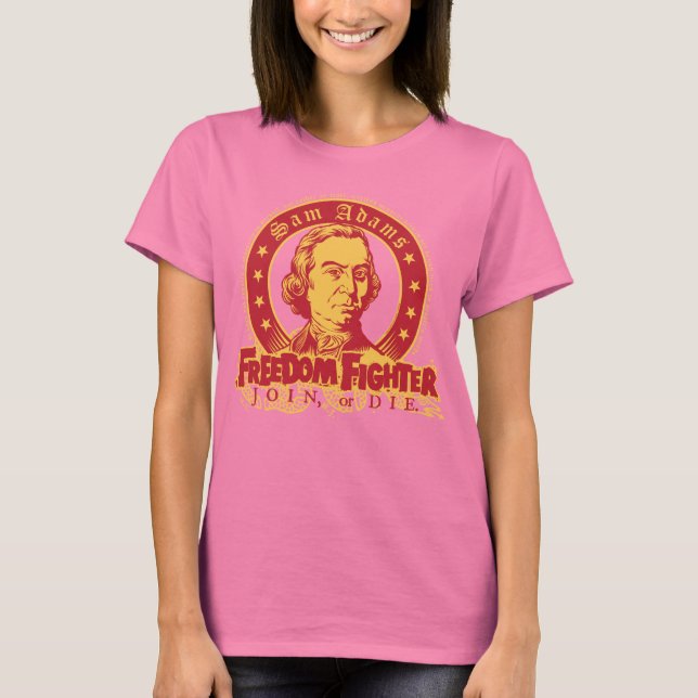 Camiseta Sam Adams Freedom Fighter T Shirt (Frente)
