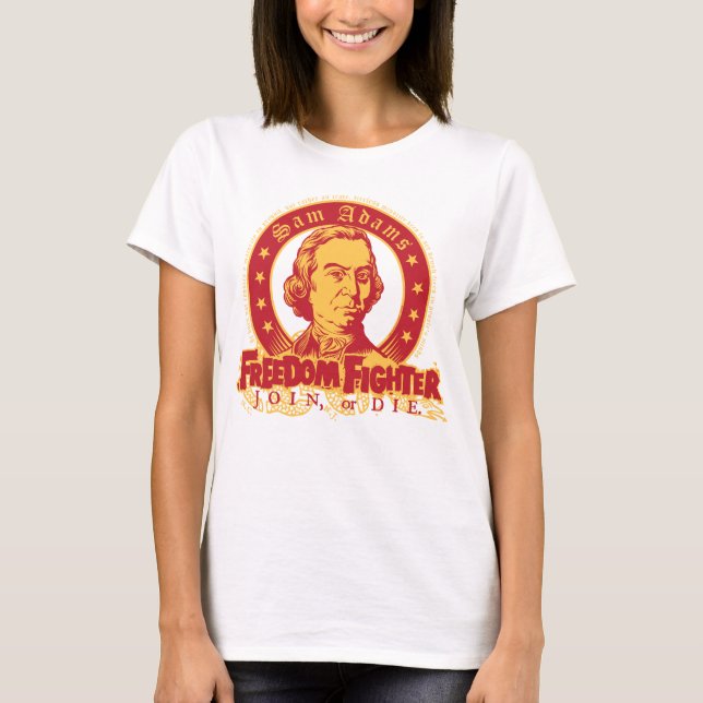 Camiseta Sam Adams Freedom Fighter T Shirt (Frente)