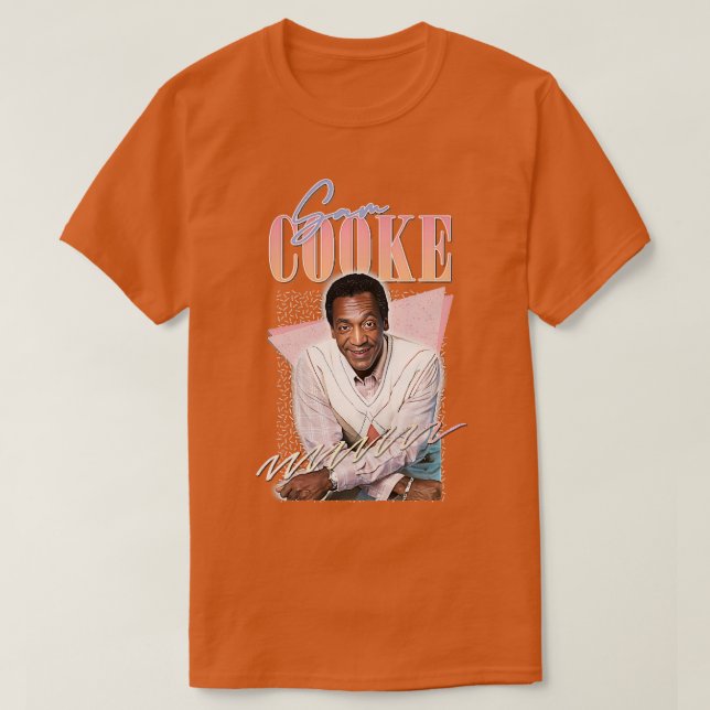 Camiseta Sam Cooke Retro Aestic Meme Design (Frente do Design)