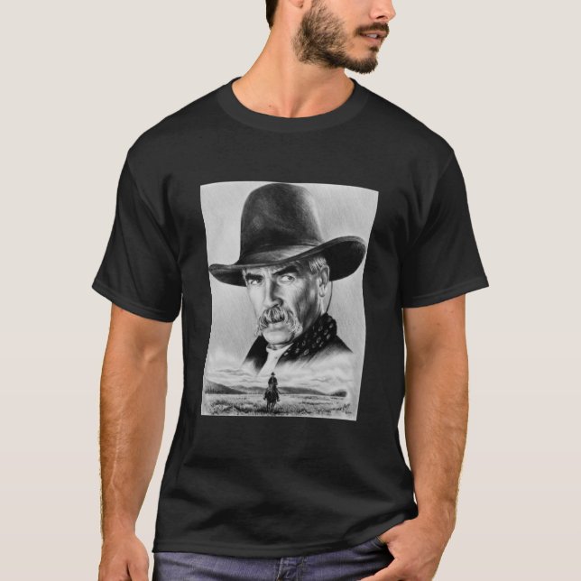 Camiseta Sam Elliot Lone Rider (Frente)