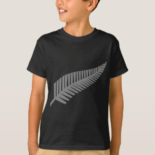 Camiseta Samambaia de prata de Nova Zelândia