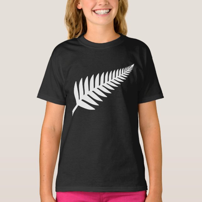 Camiseta Samambaia Prateada da Nova Zelândia (Frente)