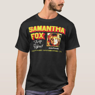 CAMISETA SAMANTHA FOX POKER