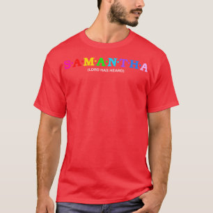 Camiseta Samantha Lord ouviu