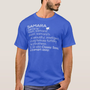 Camiseta Samara Nome Samara Definição Samara Nome feminino