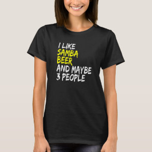 Camiseta Samba Dancers Carnival Dance Partners Eu gosto de