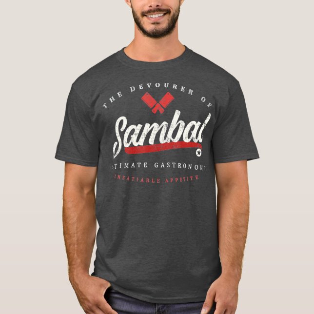 Camiseta Sambal indonésio - Comida engraçada (Frente)