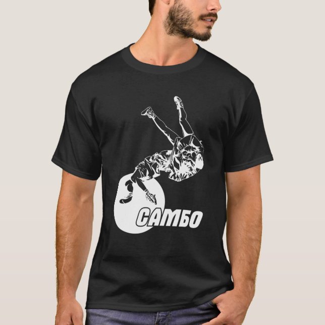 Camiseta Sambo Luta Artes Marciais Rússia Marcial (Frente)