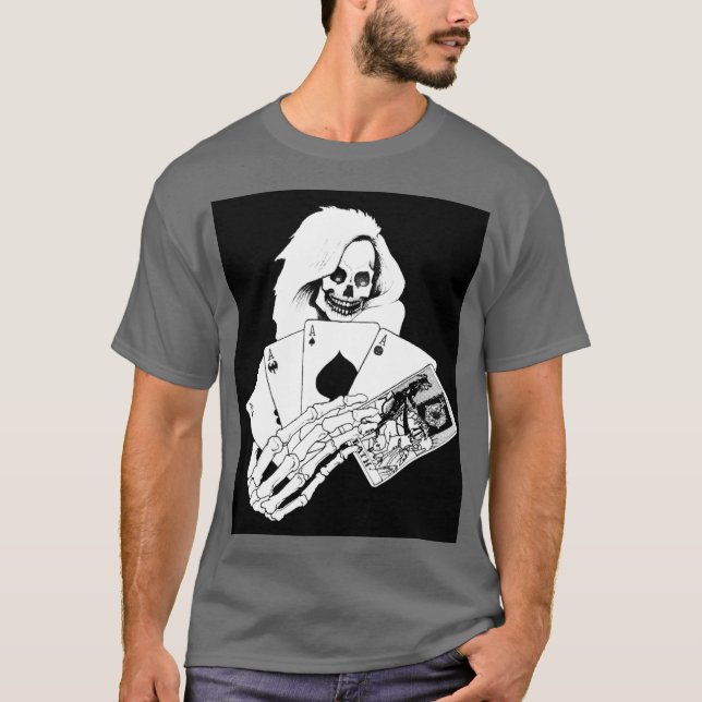 Camiseta Samhain Vendedor de Morte Punk de Terror Rock da M (Frente)