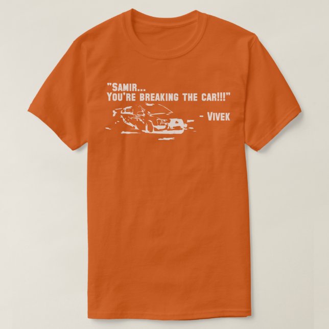 Camiseta Samir, você está quebrando o bloco de Rally (Frente do Design)