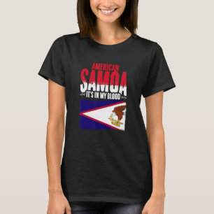 Camiseta Samoa Americana No Meu Orgulho Samoa No Sangue Roo