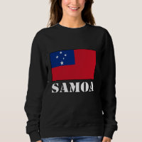 Samoa Bandeira Samoana Herança Orgulho Samoano Sam