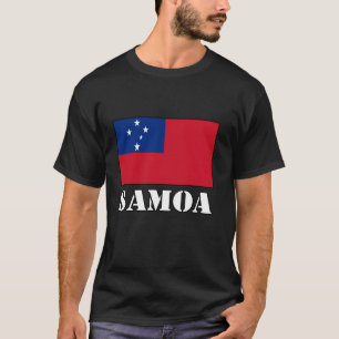 Camiseta Samoa Bandeira Samoana Herança Orgulho Samoano Sam
