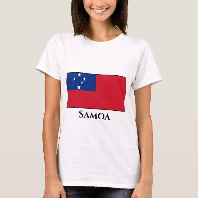 Camiseta Samoa Flag (Frente)