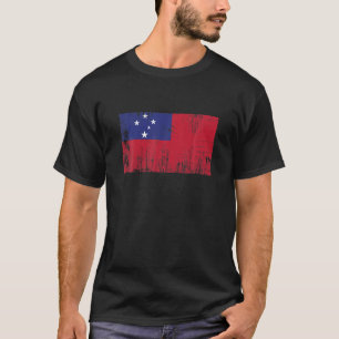Camiseta Samoa Samoan Flag Gift Futebol Fan Sports Adultos
