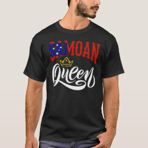 Camiseta Samoan Queen Samoa Samoan Samoa Flag