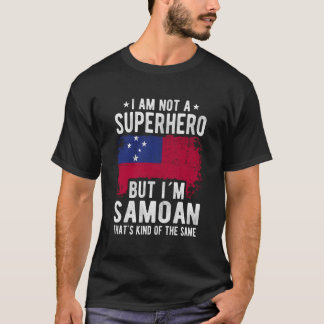 Camiseta Samoan Samoa Sinalizador Origem Iâ´M Samoan