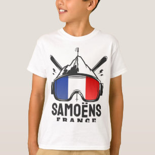 Camiseta Samoëns Grand Mif France Estação de Esqui Esqui Re
