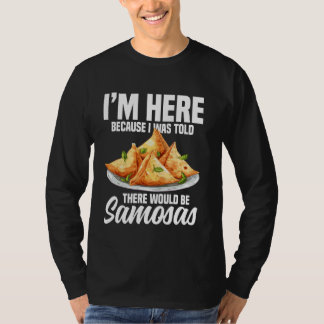 Camiseta Samosas Comida Indígena Foodie Samosa Fazer Vegeta