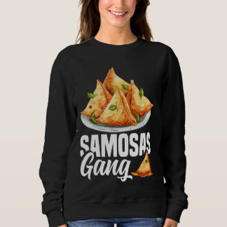 Camiseta Samosas Comida Samosa Culinária de Alimentos Veget