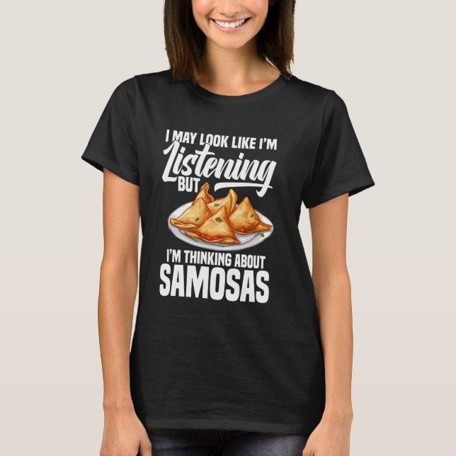Camiseta Samosas Fazer Samosa Comida de vegetais de aliment (Frente)