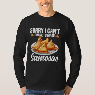 Camiseta Samosas Maker Samosa Foodie Comida Vegetal