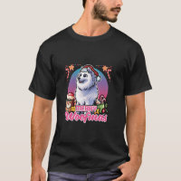 Samoyed Papai Noel Café Mug Feliz Cachorro de Nata