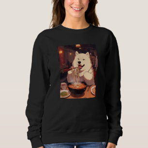 Camiseta Samoyed Ramen Funny Dog Comida Japonesa
