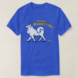 Camiseta Samoyed totalmente Hairifying