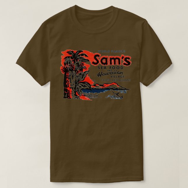 Camiseta Sams marisco (Frente do Design)